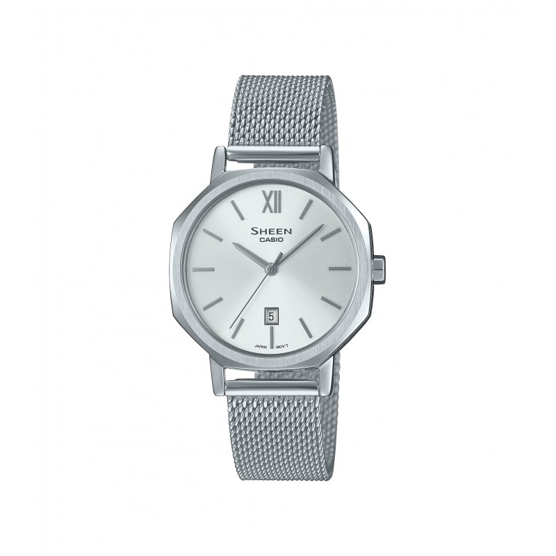 Orologio Donna Casio SHEEN SHE-4554M-7AUEF Con Cinturino Maglia Milanese