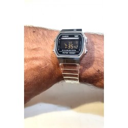 Orologio Unisex Casio Vintage A168XES-1BEF Con Cinturino Trasparente