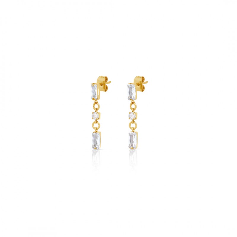 Orecchini Donna OPSOBJECTS SHIMMER OPSOR-762 Pendenti In Acciaio Dorato
