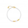 Bracciale Donna OPSOBJECTS GRAINS OPSBR-815 In Acciaio Dorato Con Perla Centrale