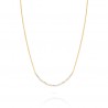 Collana Donna OPSOBJECTS SHIMMER OPSCL-808 In Acciaio Dorato Con Zirconi Baguette