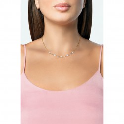 Collana Donna OPSOBJECTS SHIMMER OPSCL-808 In Acciaio Dorato Con Zirconi Baguette