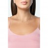 Collana Donna OPSOBJECTS SHIMMER OPSCL-808 In Acciaio Dorato Con Zirconi Baguette