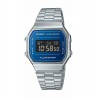 Orologio Uomo Casio Vintage A168WEM-2BEF Digitale Con Quadrante Blu