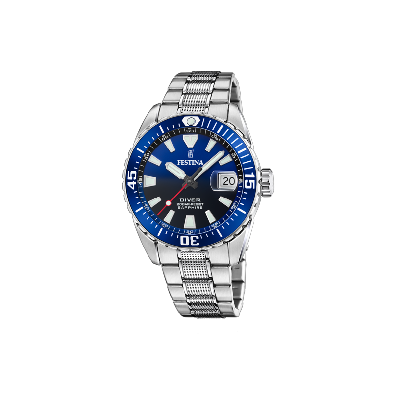 Orologio Uomo Festina DIVER Professional F20669/1 Con Cinturino Acciaio