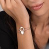 Bracciali Donna Luca Barra In Acciaio Con Cuori BK2576