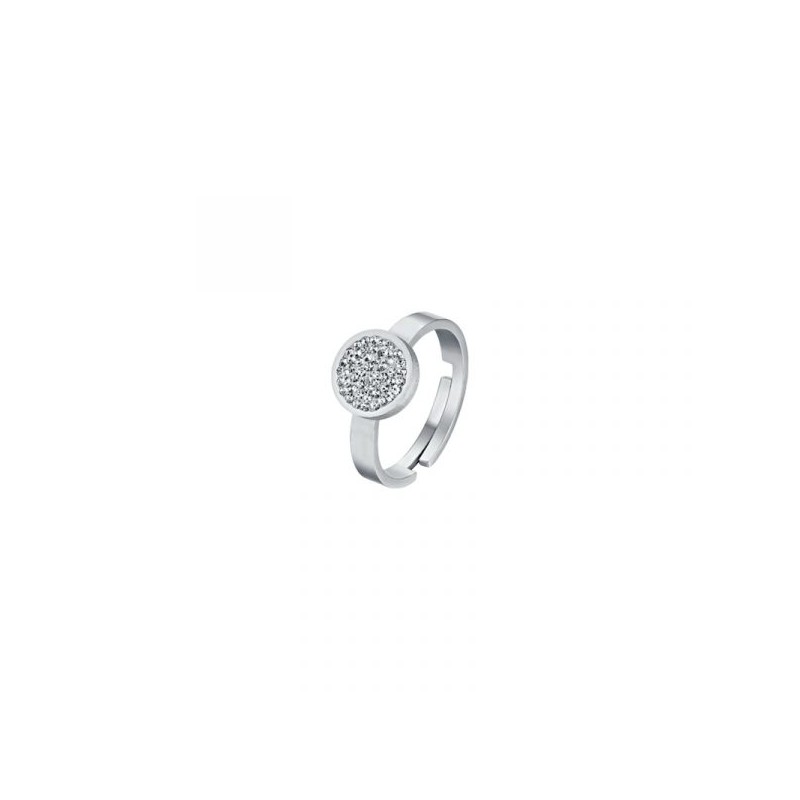 Anello Donna Luca Barra In Acciaio Con strass ANK444