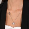 Collana Donna Lunga Luca Barra In Acciaio Con Stelle E Strass CK1959