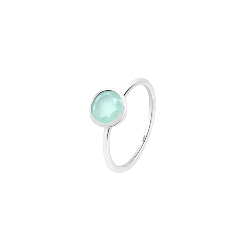 Anello Donna Lotus Silver LP3562-3/214 In Argento Con Pietra Verde
