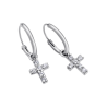 Orecchini Unisex Lotus Silver LP1243-4/1 In Argento Con Croce E Zirconi