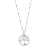 Collana Donna Lotus Silver Con Albero Della Vita E Zirconi LP1780-1/1