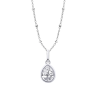 Collana Donna Lotus Silver LP3563-1/1 In Argento Con Pendente A Goccia