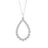 Colla Donna Lotus Silver LP3559-1/1 In Argento Con Pendente A Goccia Con Zirconi