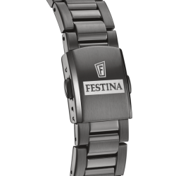 Orologio Uomo Festina Automatico Scheletrico F20632/1 Con Cinturino Antracite