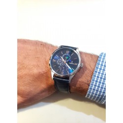 Orologio Uomo Festina Multifunzione F16823/3 Con Cinturino In Pelle Blu