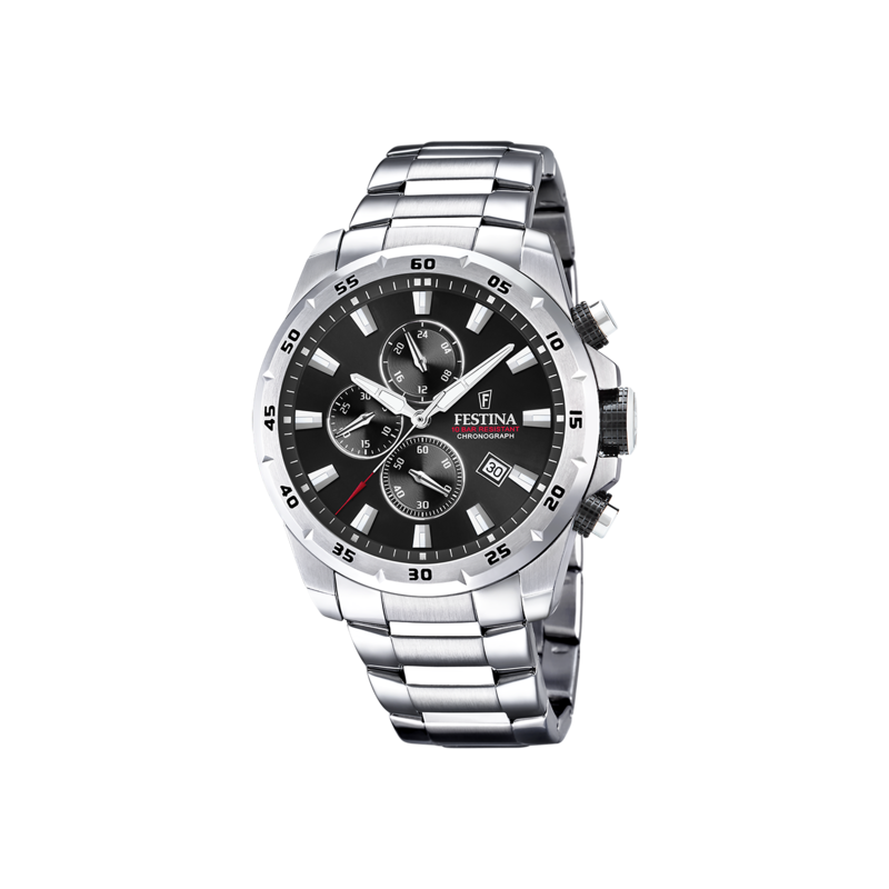 Orologio Uomo Festina Timeless Chronograph F20463/4 Con Quadrante Nero