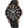 Orologio Uomo Jaguar J882/1 Solo Tempo Con Cassa Rosé E Cinturino Nero
