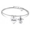 Bracciale Donna Lotus Style LS2036/2/1 Rigido Con Scritta Mum