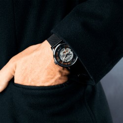 Orologio Uomo Automatico Scheletrico Festina F20535/1 Con Cassa E Cinturino Neri