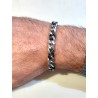 Bracciale Uomo Ananda Steel AXBR03 N Maglia Grumetta In Acciaio Bicolore