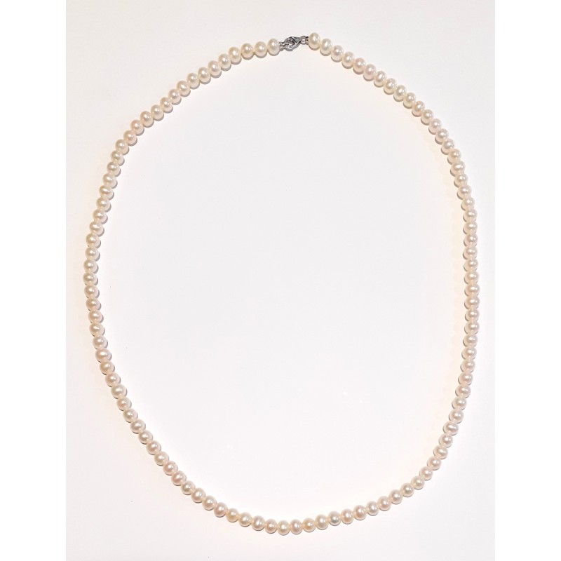 Collana Donna MIKIKO MFC500O4FCBI045 In Perle Lunghezza 50 Cm