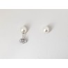 Orecchini Donna MIKIKO M.GTR55 B-L In Perle 5,5-6 mm Con Chiusura Oro Bianco