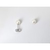 Orecchini Donna MIKIKO M.GTR50 B-L In Perle 5-5,5 mm Con Chiusura In Oro Bianco