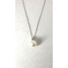 Collana Donna MIKIKO MD1017O4FABI065L In Oro Bianco Con Perla E Diamante