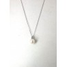 Collana Donna MIKIKO MD1017O4FABI075L In Oro Bianco Con Perla 7,5-8 mm E Diamante