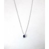 Collana Donna Elli's Nardelli EL0648Z In Oro Bianco Con Zaffiro Blu