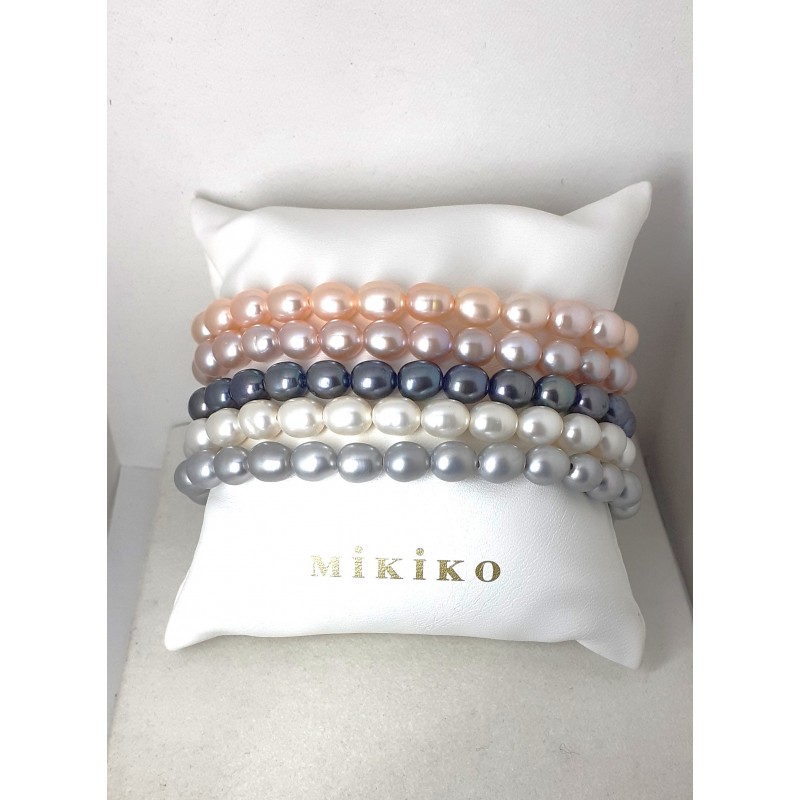 Bracciale Donna MIKIKO MB05F0P0FR99056 Elastico Multi Filo In Perle Multicolore