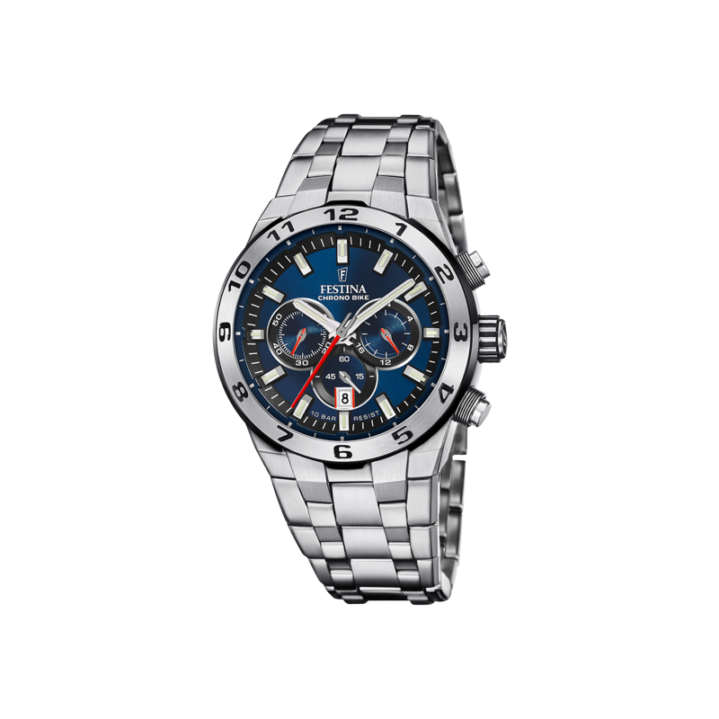 Orologio Uomo Festina CHRONO BIKE F20670/1 Cronografo Con Quadrante Blu