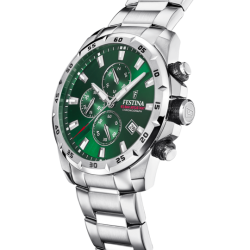 Orologio Uomo Cronografo Festina F20463/3 Con Quadrante Verde