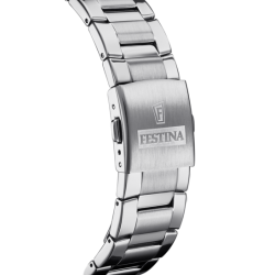Orologio Uomo Cronografo Festina F20463/2 Con Quadrante Blu E Cinturino Acciaio