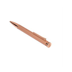 Penna A Sfera FS123/I In Metallo Rosé Con Strass Sulla Corona