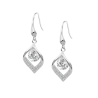 Orecchini Donna Lotus Silver LP3711-4/1 Pendenti Con Cristallo A Goccia
