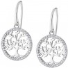 Orecchini Donna Lotus Silver LP1746-4/1 Pendenti Con Albero Della E Zirconi