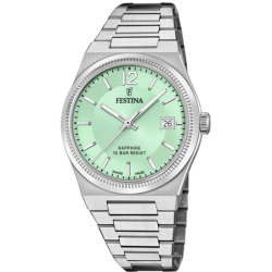 Orologio Donna Festina F20035/3 Solo Tempo Con Quadrante Verde Chiaro