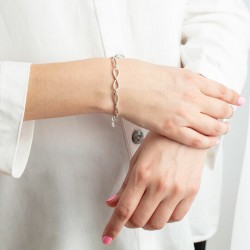 Bracciale Donna Lotus Silver LP1872-2/1 In Argento Con Infinito