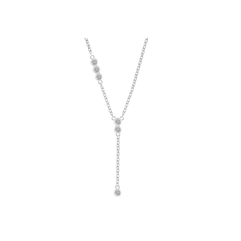 Collana Donna Lotus Silver LP3733-1/1 In Argento Con Zirconi