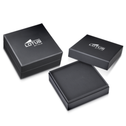 Orecchini Uomo Lotus Style A Cerchio Con Croce Pendente LS2173/4/1
