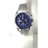 Orologio Uomo Cronografo Francois Lepetit 0311C Con Quadrante Blu