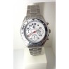 Orologio Unisex Cronografo Francois Lepetit 038221C Con Quadrante Bianco