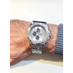 Orologio Uomo Cronografo Francois Lepetit 031C Con Contatori Blu