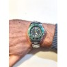 Orologio Uomo Francois Lepetit 0396G Solo Tempo Con Ghiera Verde