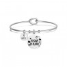 Bracciale rigido "Regina di cuori" donna Luca Barra BK1722