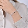 Bracciale Donna Luca Barra BK2637 Tipo Tennis Con Cristalli Trasparenti E Blu