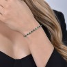 Bracciale Tennis Donna Luca Barra BK2633 Con Zirconi Verdi E Trasparenti