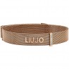 Bracciale donna in ottone rosè maglia Milano Liu-Jo LJ1047