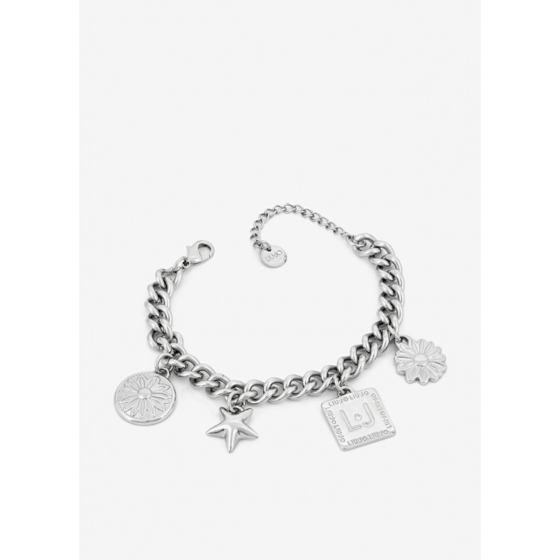Bracciale donna in acciaio con pendenti Liu-Jo LJ1300